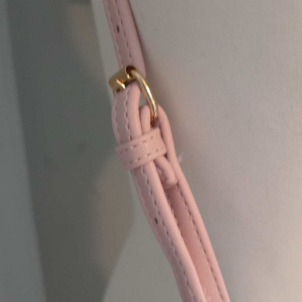 Juicy Couture Pastel Pink Mini Crossbody Bag with Heart Design NWT - Picture 5 of 9